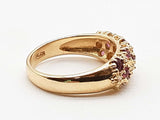Rubies 10k Yellow Gold 3.9g Ring Size 6 Do0626owrde