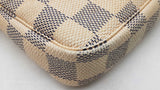 Louis Vuitton Mini Pochette In Damier Azur Coated Canvas Fw1125ozxdu