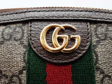 Gucci 625551 Ophidia Tan Gg Supreme Coated Canvas Cosmetics Pouch Do0325rxzde