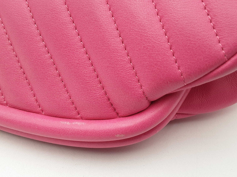 Chanel Timeless Pink Quilted Leather Clutch Eb0424exzsa