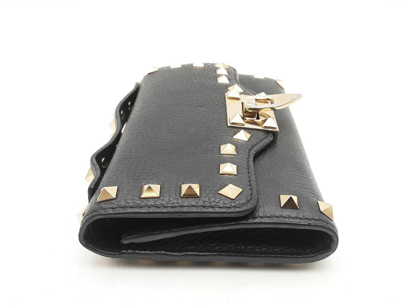Valentino Garavani Rockstud Leather Wallet Sd0625lpzsa