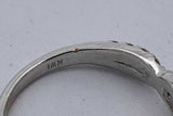 1.63cttw Diamond Wedding Set In 14k White Gold 4.7 Grams Size 6 Eb0826lxxzsa