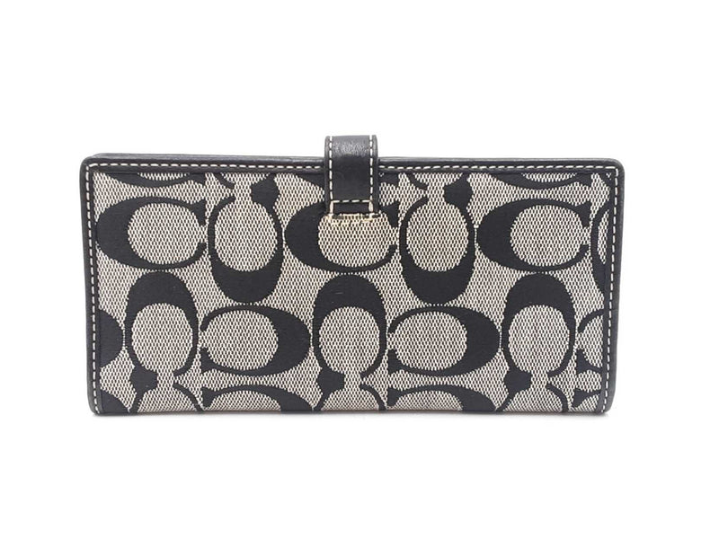 Coach Slim Wallet In Signature C Canvas Fabric & Leather Fw0725pxdu