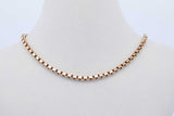 14k Yellow Gold Box Chain Necklace 7.8 Grams 17 Inch Eb0326psxde