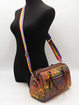 Coach Rowan Limited Edition Pride Satchel In Rainbow Signature Coated Canvas Fw0826lcrdu