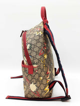 Gucci Kids Backpack In Gg Supreme Space Coated Canvas Fw0626wrzdu