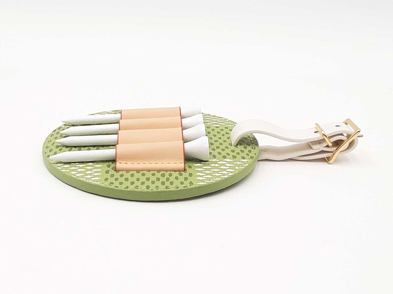 Louis Vuitton Golf Tee Holder In Green Damier Heritage Coated Canvas Fw0725wrxdu