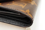 Louis Vuitton Monogram Canvas & Black Leather Pallas Wallet Eb0726oxzdu