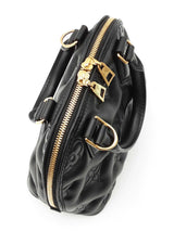Louis Vuitton Alma Bb In Black Bubblegram Embroidered Leather Fw0826crzdu
