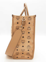 Mcm Munchen Visetos Monogram Tote Bag Sd1125ozxde