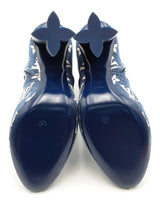 Louis Vuitton Monogram Denim Silhouette Ankle Boots Size 36.5 Eb0826orxsa