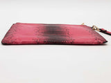 Michael Kors Xl Zip Clutch Python Pink Aa0726lzsa