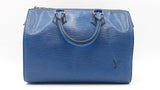 Louis Vuitton Toledo Blue Epi Leather Speedy Bag Sd1026wcrdu