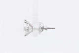 2.0cttw Lab Grown Diamond Stud Screwback Earrings 14k White Gold 1g Eb0326wcrsa