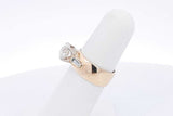 Approx. 1.8ctw Diamond Ring In 14k Yellow Gold 5.55 Grams Size 5.5 Eb0224wrxzsa