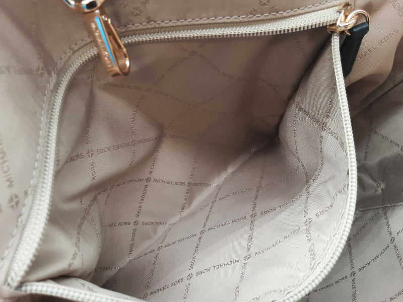 Michael Kor Brown Logo Patent Leather Tote Bag Do0825rxde