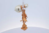 Christian Dior Mismatched Pair Of Gold Tone Faux Pearl Stud Earrings Eb0926lxzde