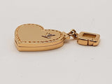 Louis Vuitton 18k Yellow Gold 15.4g Heart Locket Pendant Do1025ecrde