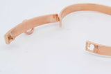 Hermes 18k Rose Gold Collier De Chien Bracelet 25 Grams Size St Eb0126pxxzsa