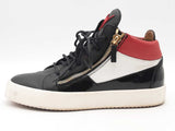 Giuseppe Zanotti Kriss Sneakers In Black Leather Size 41.5 Aa0326rzsa
