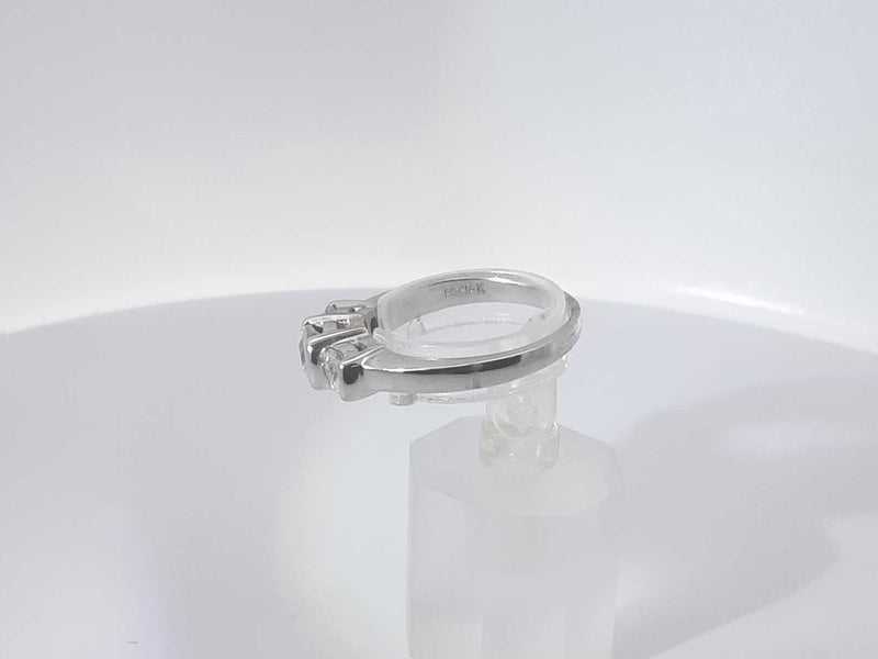 1.20ctw Diamond 14k White Gold 4.9 Grams Ring Size 8 Sd0625szxsa
