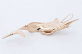 14k Yellow Gold Marlin Swordfish Pendant 4.9 Grams Eb0426oxzde