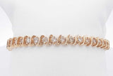 5.7ctw Diamond Tennis Bracelet In 14k Yellow Gold 15.2 Grams 7 Inch Eb0625orzxsa
