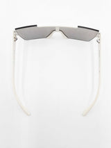 Burberry B 4291 White Oversized Square Sunglasses Eb1024pxdu