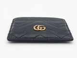 Gucci Marmont Black Leather Card Case Sd0925lzxsa