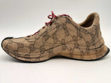 Gucci Run Beige Ebony Mongram Shoes Size 11 Aa1125lrzsa