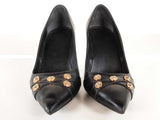 Versace Tribute Studded Medusa Leather Pumps Size 9 Sd0126lzxde