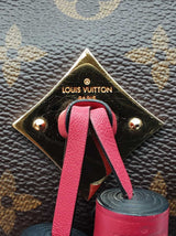 Louis Vuitton Saintonge Bag In Monogram Canvas & Freesia Leather Fw0226ixzdu