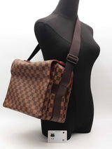 Louis Vuitton Damier Ebene Naviglio Messenger Bag Aa0126pzxsa