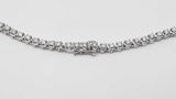 13.93ctw Diamonds 18k White Gold 36.5 Grams 18 Inch Necklace Sd0126lozxzde