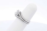 1.82cttw Diamond Wedding Set In 14k White Gold 5.8 Grams Size 5.5 Eb0226sxzde