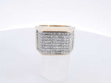 4.02 Cttw Diamonds 10k Yellow Gold 2.50g Ring Size 11 Aa0425lzxzsa