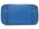 Hermes Birkin 35 Mykonos Blue Togo Gold Hardware Handbag Do1125crxzde