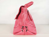 Salvatore Ferragamo Pink Alligator Leather Sofia Bag Sd1225czxde