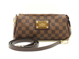 Louis Vuitton Eva Convertible Clutch In Damier Ebene Coated Canvas Fw1125wordu