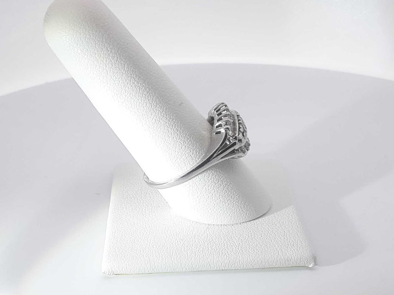 .91 Ctw Diamonds 14k White Gold 14k 4.4 Grams Ring Size 8 Sd0625owrsa