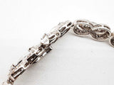 Approx 4.16 Ctw Diamonds 14k White Gold 14.7g Bracelet 7 In Do0924llrxde