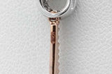 10k White Gold Diamond Pendant Necklace 3 Grams 18 Inch Eb0926lcxsa