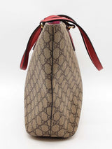 Gucci Gg Monogram Supreme Canvas Linea A Tote Bag Eb0626oxzde
