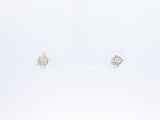 0.46 Cttw Diamond & 14k Yellow Gold Hidden Halo Stud Earrings 0.9g Fw0726lrrdu