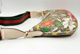 Gucci Gg Supreme Monogram Flora Web Ophidia Hobo Shoulder Bag Eb0824pxzsa