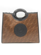 Fendi Zucca Runaway Shopper Tote Bag Eb0425srxsa