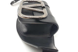 Valentino Garavani Black Leather Supervee Belt Bag Eb0326rxzde