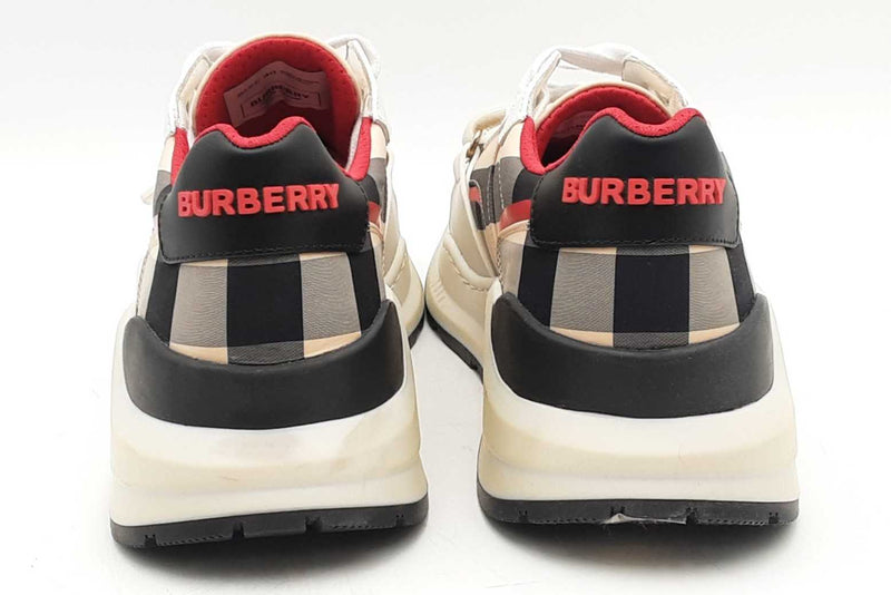 Burberry Low Top Ramsey Check Sneakers Size 40 Eb0425lxzsa