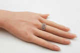 1.02 Cttw Diamond Anniversary Band In 10k Rose Gold 3.9 Gram Size 6 Fw0626pxzdu