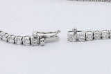 4.2cttw Lab Grown Diamond Tennis Bracelet 14k White Gold 6.5g 7 In Eb0326lwxzsa